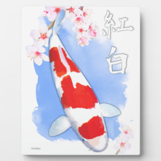 Kohaku Koi Fotoplatte