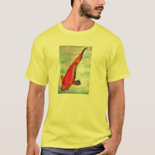 Kohaku Koi Japanische Aquarellkunst T-Shirt