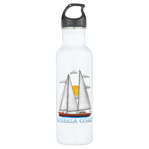 Kohala Coast Coast Nautical Segelschiff Edelstahlflasche