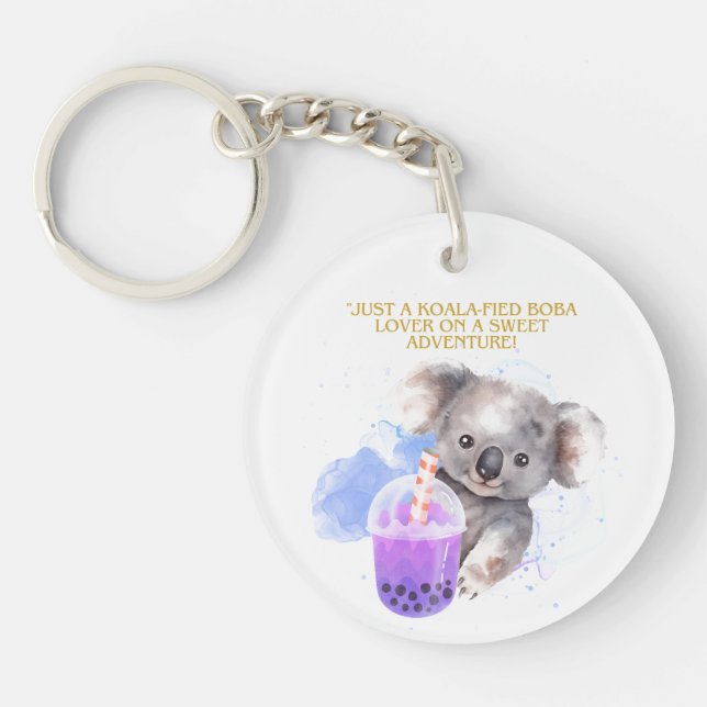 Kohala Zitat - einfach kohala boba Abenteuer Schlüsselanhänger (Vorderseite)