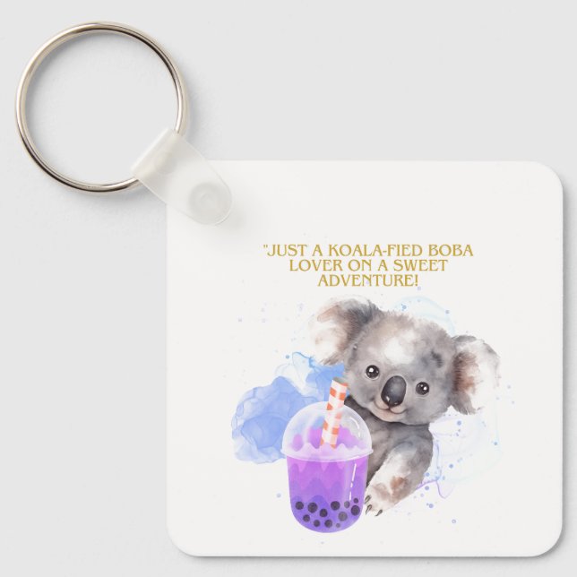 Kohala Zitat - einfach kohala boba Abenteuer Schlüsselanhänger (Vorderseite)