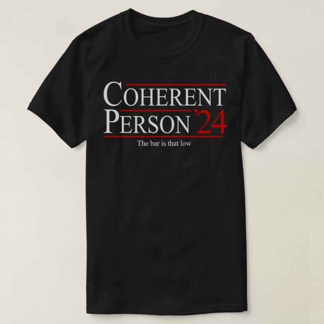 Kohärente Person 2024 T-Shirt (Design vorne)