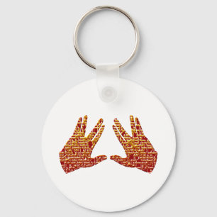 Kohen Hände Schlüsselanhänger