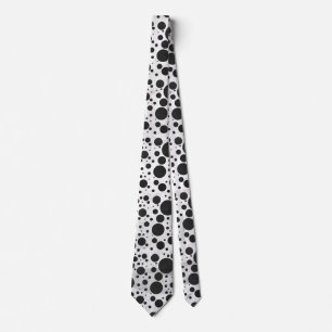 Kohl Black Polka Dot Pattern Krawatte