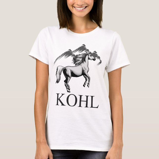 Kohl-Colt Logo_BW und Text T-Shirt (Vorderseite)