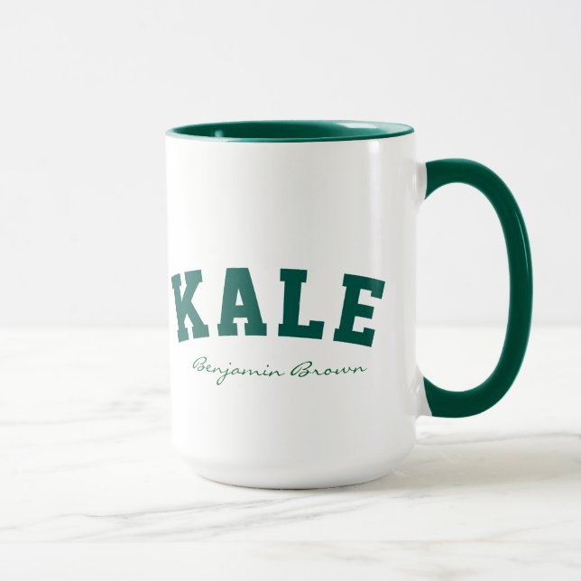 Kohl-HochschulName-vegane Art-Tasse Tasse (Rechts)