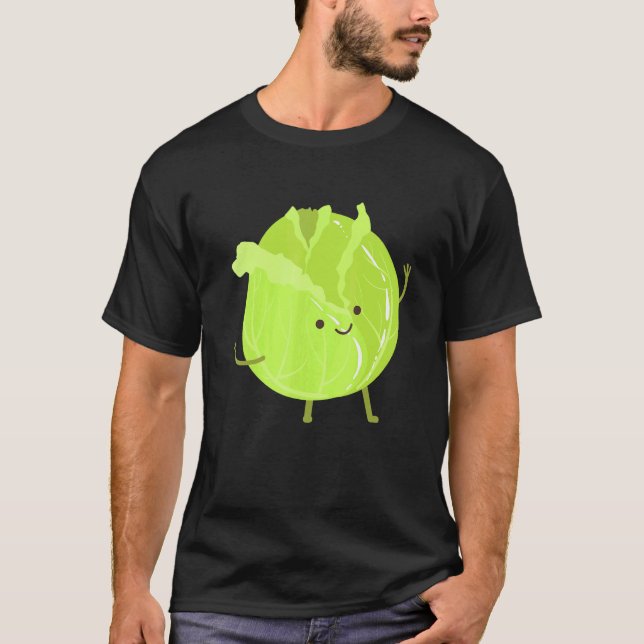 Kohl mit Rüstzeug, gesundes Gemüse, Kohl T-Shirt (Vorderseite)