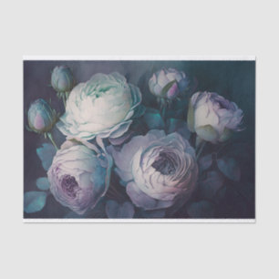 Kohl-Rose - dunkel Seidenpapier