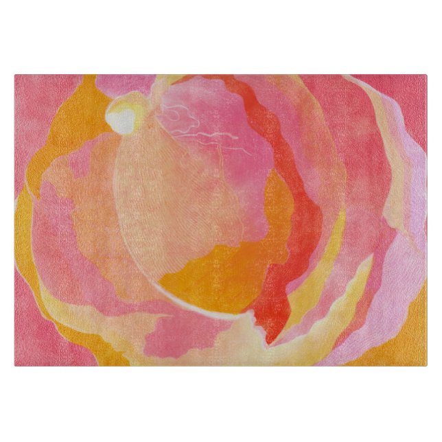 Kohl-Rose III Schneidebrett (Vorderseite)