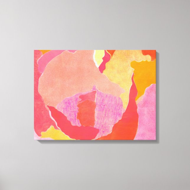 Kohl Rose IV Leinwanddruck (Vorderseite)