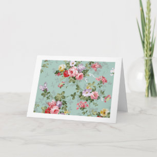 Kohl-Rosen auf hellblauem Karte
