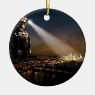 KOHLE BEHÄLT UNSERE LICHTER AN KERAMIKORNAMENT