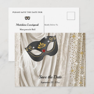 Kohle-Elfenbein-Masquerade-Damaskus-Haltet-das-Dat Postkarte