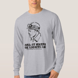 Kohle: Sie behält die Lichter an T-Shirt