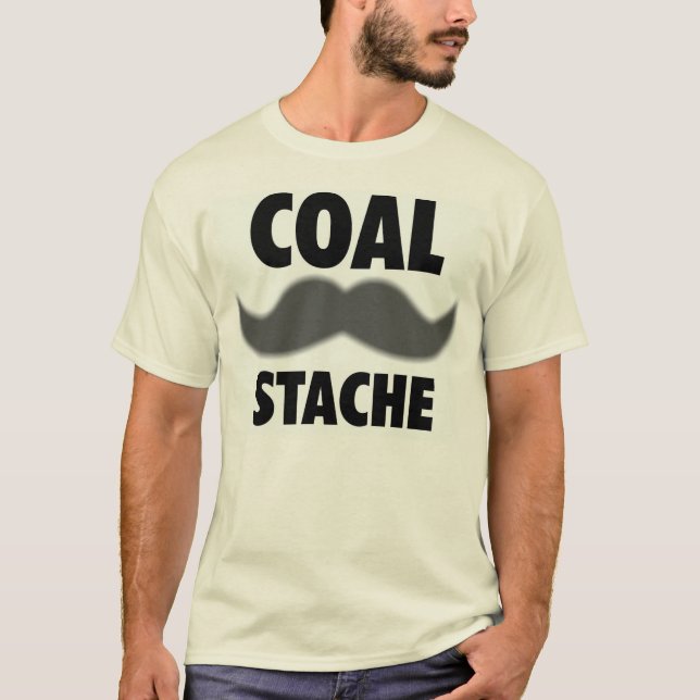 KOHLE STACHE T-Shirt (Vorderseite)