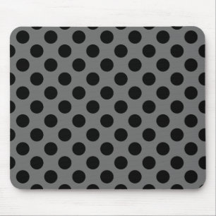 Kohle und schwarze Punkte Mousepad