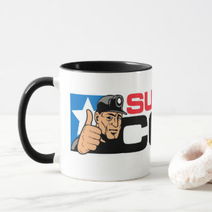 KOHLE UNTERSTÜTZEN TASSE