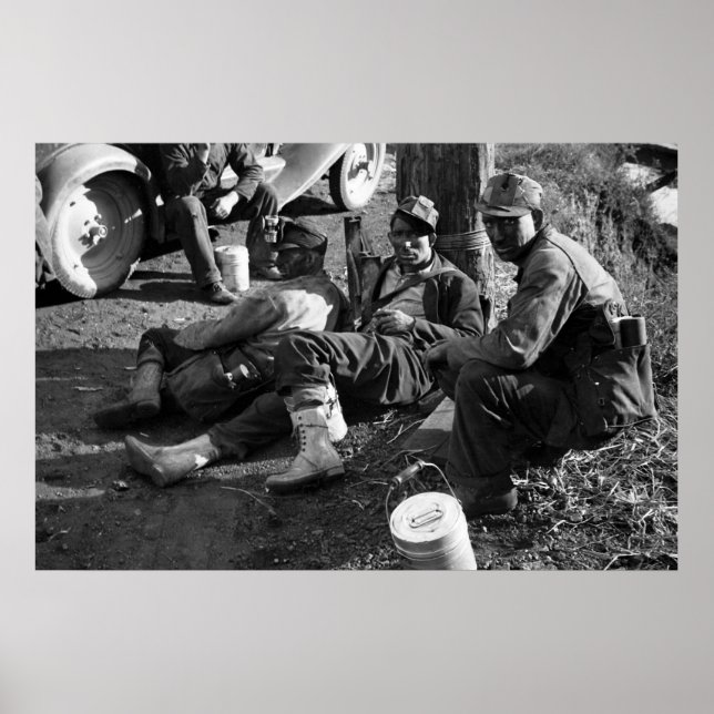 Kohlebergwerk, 1935 poster (Vorne)