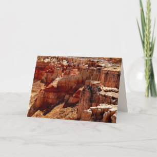 Kohlebergwerk-Canyon Blank-Grübelkarte Karte