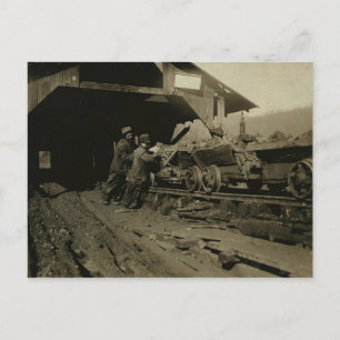 Kohlebergwerk Postkarte