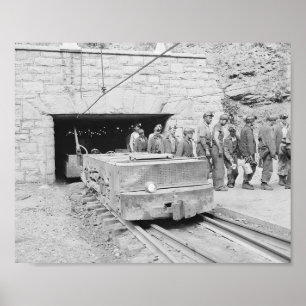 Kohlebergwerk Wyoming County, West Virginia 1940 Poster