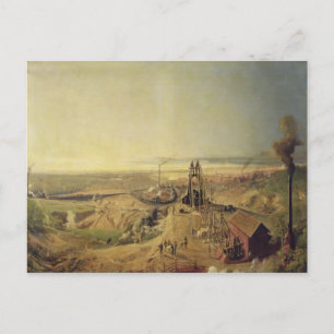 Kohlebergwerke und Clay-Steinbrüche in Montchanin Postkarte