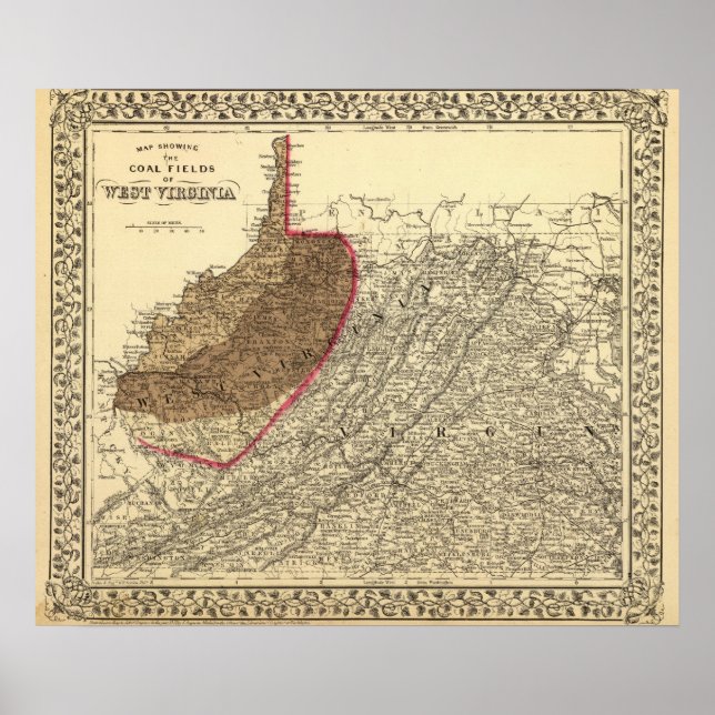 Kohlefelder in West-Virginia Poster (Vorne)