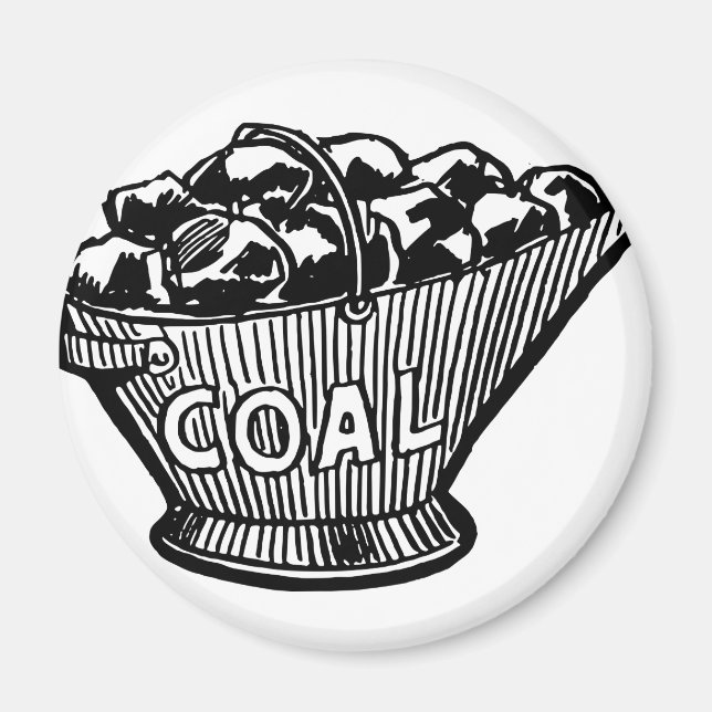 Kohlekorb Magnet (Vorne)