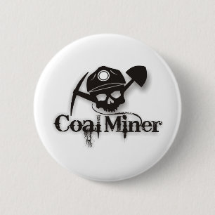 Kohlenbergarbeiter Button