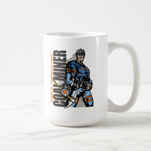 Kohlenbergmann Tasse (Rechts)