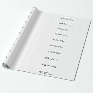 KOHLENBOX GESCHENKPAPIER