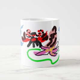 Kohlenhydrat Sommer Spaß spielen Jumbo-Tasse