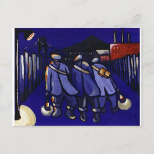 KOHLENMINIEREN POSTKARTE