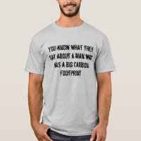 Kohlenstoff-Abdruck-Shirt
