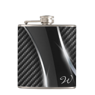 Kohlenstoff-Faser-3A eingewickelte Flasche Flachmann