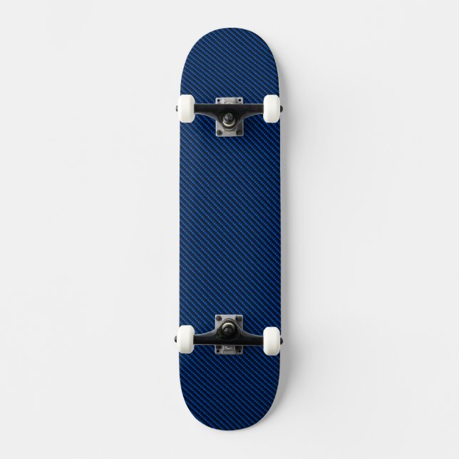 Kohlenstoff-Faser-blaue Skateboard-Plattform Skateboard (Vorderseite)