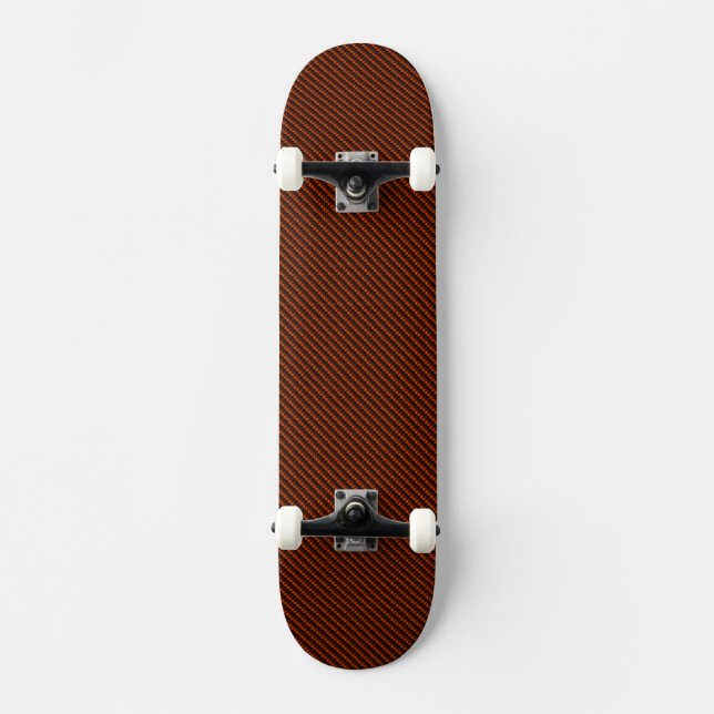 Kohlenstoff-Faser-orange Skateboard-Plattform Skateboard (Vorderseite)