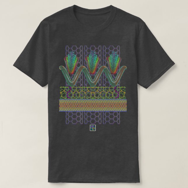 Kohlenstoff-Nanoröhren T-Shirt (Design vorne)