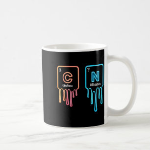 Kohlenstoff Stickstoff Wissenschaft Design Spaß Ch Kaffeetasse