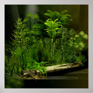 Kohlenstoff-Tiefwald 2 Poster