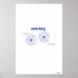 Kohlenstoff verabredet (Poster) Poster