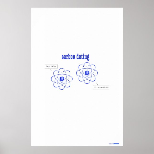 Kohlenstoff verabredet (Poster) Poster (Vorne)