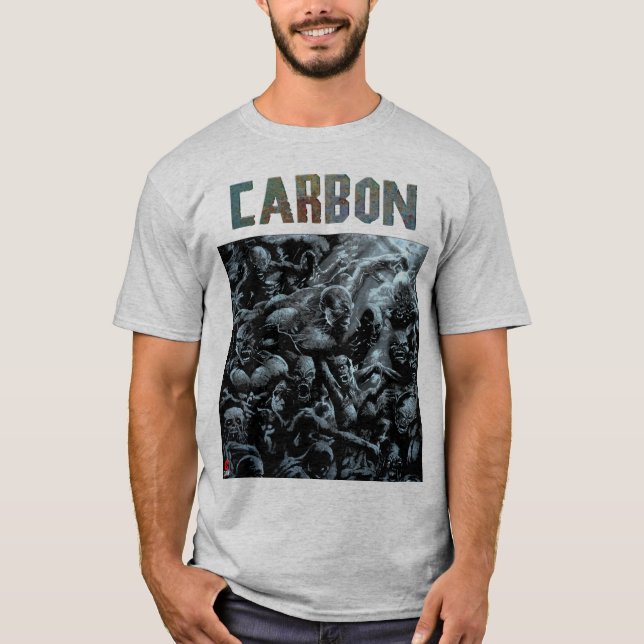Kohlenstoffbasischer T - Shirt (Vorderseite)