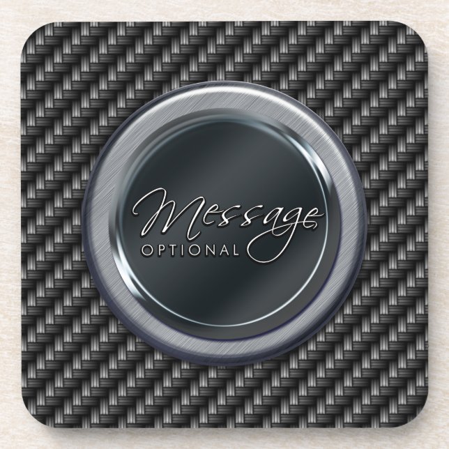 Kohlenstofffaser-2A-Untersetzer Getränkeuntersetzer (Vorderseite)