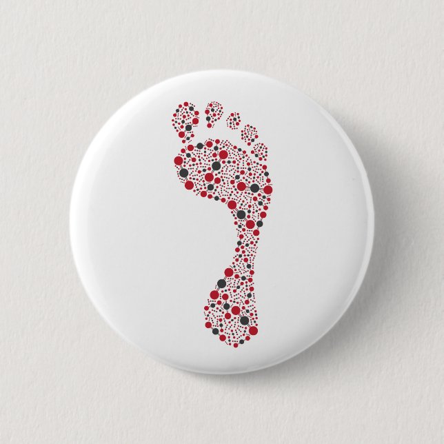 Kohlenstofffußabdruck Button (Vorderseite)