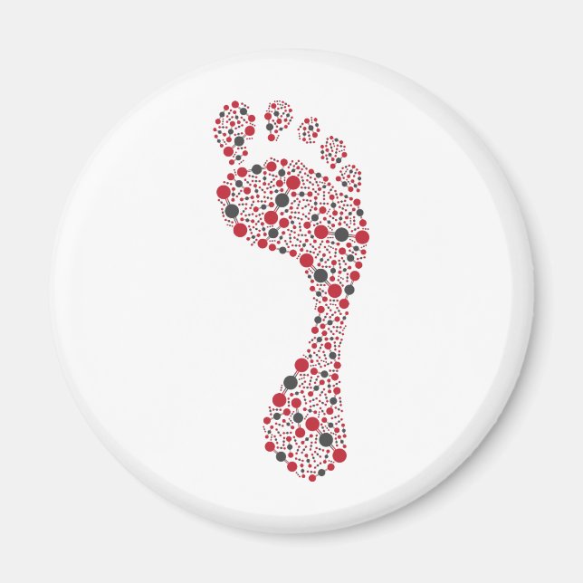 Kohlenstofffußabdruck Magnet (Vorne)