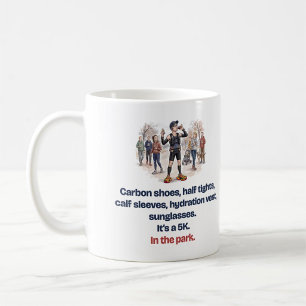 Kohlenstoffschuhe Hydrationsweste Es ist ein 5K Lu Kaffeetasse