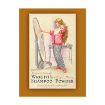 Kohlenteer Shampoo Pulver Art Cards