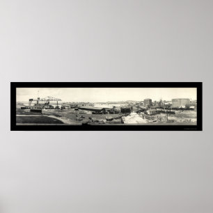 Kohleöl Puerto Rico Foto 1919 Poster