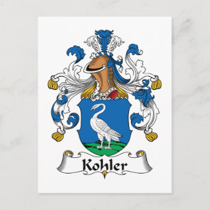 Kohler Familienwappen Postkarte
